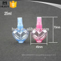 25ml 50ml 80ml 120ml heart shape plastic pet bottle